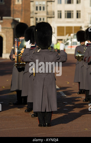 Guards Band spielt Musik in der Mall während der Parlamentseröffnung Prozession November 2006 Stockfoto