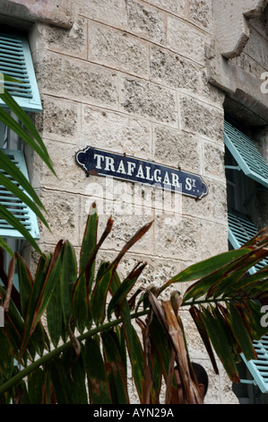 Trafalgar Square in Bridgetown Barbados wurde umbenannt in National Heroes Square im Jahr 1999 Stockfoto