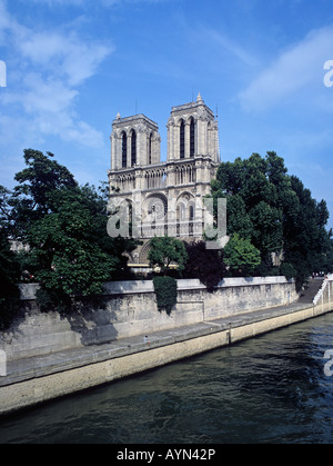 Europa Europa Frankreich Frankreich Französisch Paris Notre Dame Seine Stockfoto