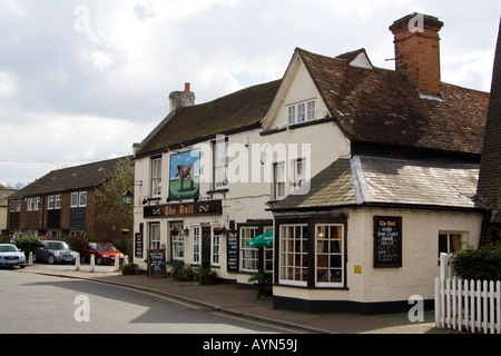 Das Bull Public House, Theydon Bois, Essex, England. Stockfoto