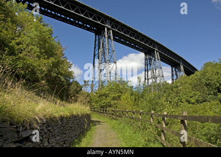 Meldon Viadukt am nordwestlichen Rand von Dartmoor, in der Nähe von Okehampton Stockfoto