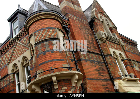 Oxfordshire Banbury Markt Platz viktorianischen Backsteinbau Stockfoto