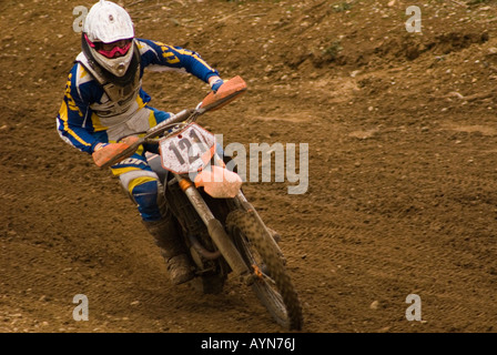 Motocross-Bike Stockfoto