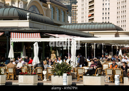 Cafe de Paris in Monte Carlo, Monaco Stockfoto