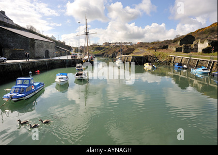 Amlwch Port Anglesey Insel oder Ynys Mon North Wales Cymru nur redaktionelle Nutzung Stockfoto