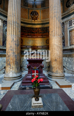 Grab von König Umberto i. in das Pantheon in Rom - Italien Stockfoto