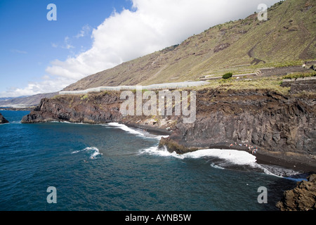 Bajas y Playa De La Zamora Stockfoto