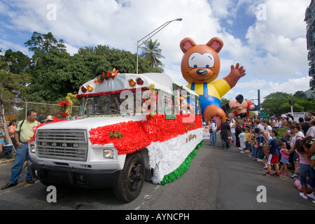 Christmas Parade, San Juan, Puerto Rico Stockfoto