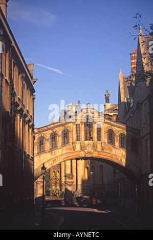 Vereinigtes Königreich der venezianischen Brücke am Hertford College, New College Lane, in Oxford Stockfoto