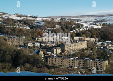 Blick auf Hebden Bridge Stockfoto