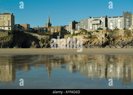 Maria Kirche vom Strand, Tenby 2005 Stockfoto