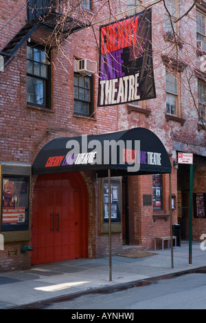 Cherry Lane Theatre Greenwich Village ist älteste Off-Broadway-Veranstaltungsort in New York City Stockfoto