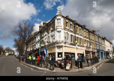 Blackheath Village South East London SE21 London UK Sonntagmorgen Tranquil Vale SE21 2008 2000s HOMER SYKES Stockfoto