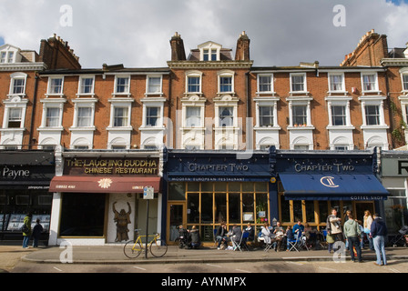 Sonntagmorgen ruhige Straßen von Blackheath Village South East London SE21 London Großbritannien Monpelier Vale SE21 2008 2000er Jahre HOMER SYKES Stockfoto