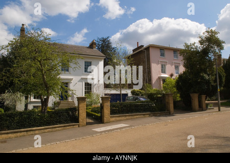 Blackheath Village South London SE21 London UK typische große georgianische teure Familienhäuser Pond Road 2008 2000s HOMER SYKES Stockfoto