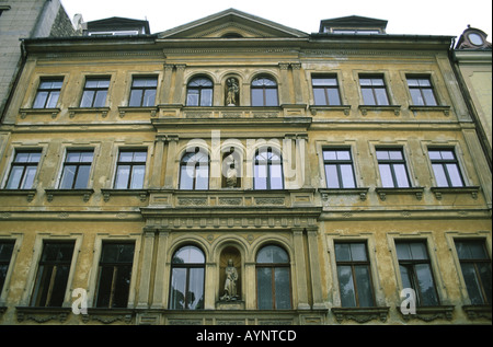 Jugendstil Architektur 67 Elizabetes Street Riga Lettland Stockfoto