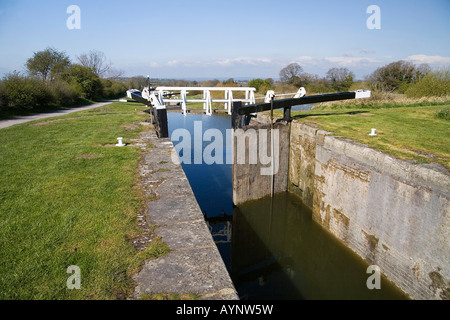 Caen Hill Flug Kennet und Avon Kanal Devizes Wiltshire England uk Stockfoto