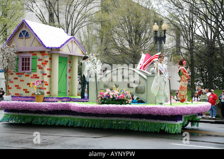 Parade, Kirschblüten-Festival, Washington DC, USA Stockfoto