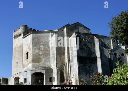 Montmajour Abbey, in der Nähe von Arles, Bouches-du-Rhône, Provence, Frankreich Stockfoto