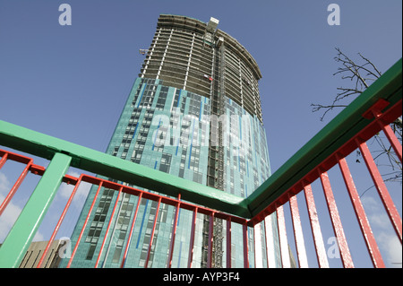 Beetham Tower im Holloway Circus entsteht eine Mischnutzung Hochhaus im Zentrum von Birmingham England UK Stockfoto