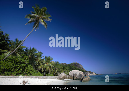 Anse Source d ' Argent, La Digue Island, Seychellen Stockfoto