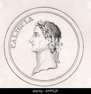 Caligula Gaius Julius Caesar Augustus Germanicus 12-41AD Stockfoto