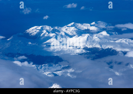 Flug über Patagonien Chile Stockfoto