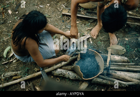 Kolumbien Choco Region Noanama Stamm Stockfoto