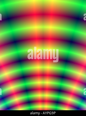 Rote und grüne abstrakte computergenerierte Hintergrundbild Stockfoto