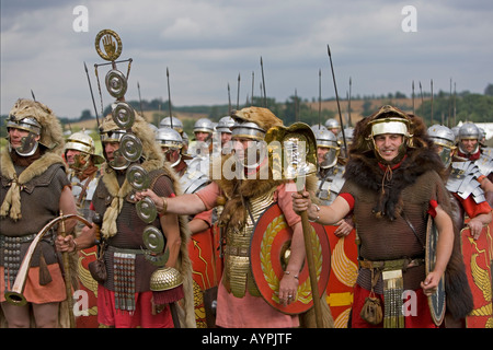 Ermine Street Guard römische Legionäre Stockfoto