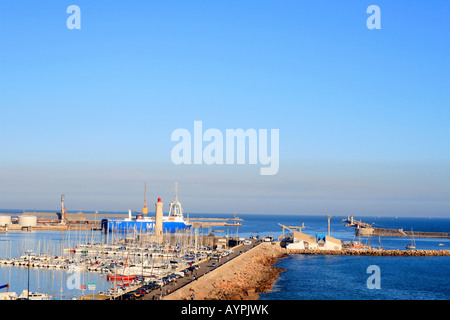 Hafengebiet, Sete, Herault, Languedoc-Roussillon, Frankreich Stockfoto