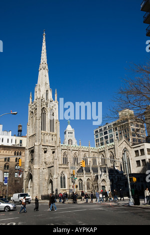 Grace Episcopal Church Broadway East Village New York City neugotischen Stockfoto