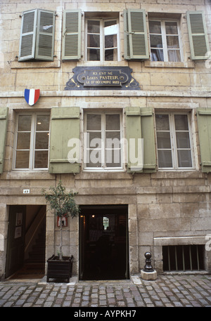 Louis Pasteur Museum, Dole, Jura-Franche, Frankreich. Stockfoto