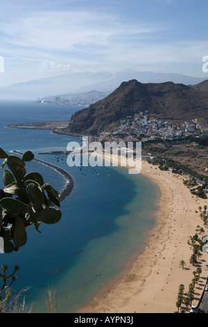 Playa de Las Teresitas Strand auf Teneriffa, Kanarische Inseln, Spanien Stockfoto