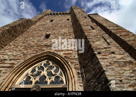 Martinskirche (St.-Martins Kirche), Oberwesel, Rheinland-Pfalz, Deutschland Stockfoto