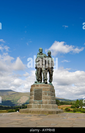 Kommando-Denkmal in der Nähe von Spean Bridge Schottland Stockfoto