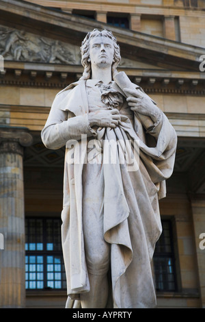 Schiller-Denkmal vor dem Konzerthauses am Gendarmenmarkt, Mitte, Berlin, Deutschland, Europa Stockfoto