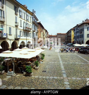 Piazza della Vittoria, Pavia, Lombardei, Italien Stockfoto
