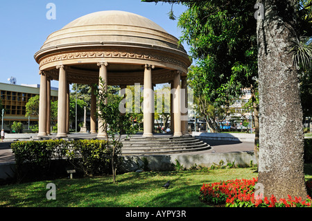 Musik-Pavillon am Parque Morazan, San José, Costa Rica, Mittelamerika Stockfoto