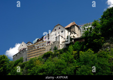 Schloss Vaduz, Fürstentum Liechtenstein Stockfoto