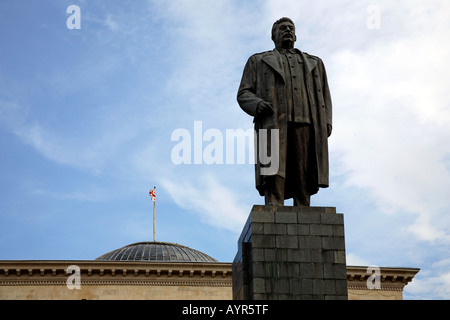 Statue von Joseph Stalin. Stalin-Platz, Gori, Georgia, Südwest-Asien Stockfoto