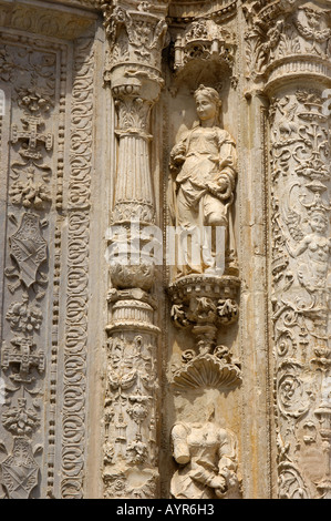 Museo de Santa Cruz, gegründet von Kardinal Pedro González de Mendoza und Alonso de Covarrubias, Toledo Stockfoto