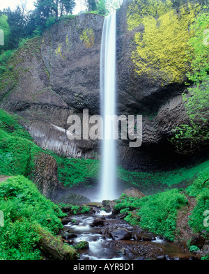 Louterell Falls, Columbia River Gorge, Oregon, USA Stockfoto