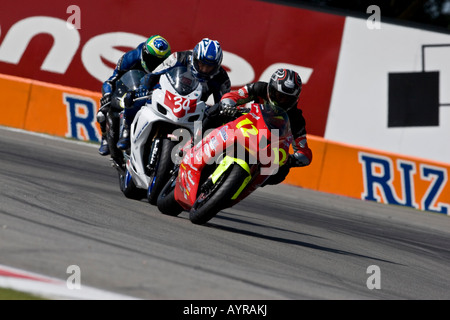 Motorrad-Rennen, Rizla Racing Day, Assen, Niederlande, Europa Stockfoto