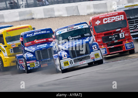 LKW-Grand-Prix, Nürburgring, Adenau, Eifel, Rheinland-Pfalz, Deutschland, Europa Stockfoto