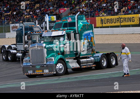 LKW-Grand-Prix, Nürburgring, Adenau, Eifel, Rheinland-Pfalz, Deutschland, Europa Stockfoto