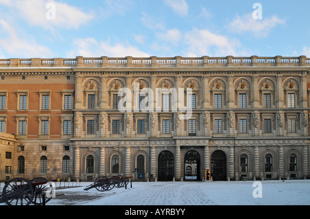 Vorplatz Kungliga Slottet (Königsschloss), Gala-Stan, Stockholm, Schweden, Skandinavien Stockfoto