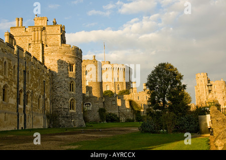 Windsor Castle in Abend Frühlingssonne England Stockfoto