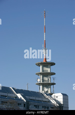 Deutsche Telekom AG Radioantenne, München, Bayern, Deutschland Stockfoto