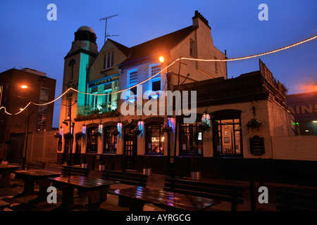 Verankern Sie Und Hoffnung Pub in Greenwich am Südufer der Themse, London, England, UK Stockfoto